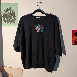 Vintage Floral Blouse